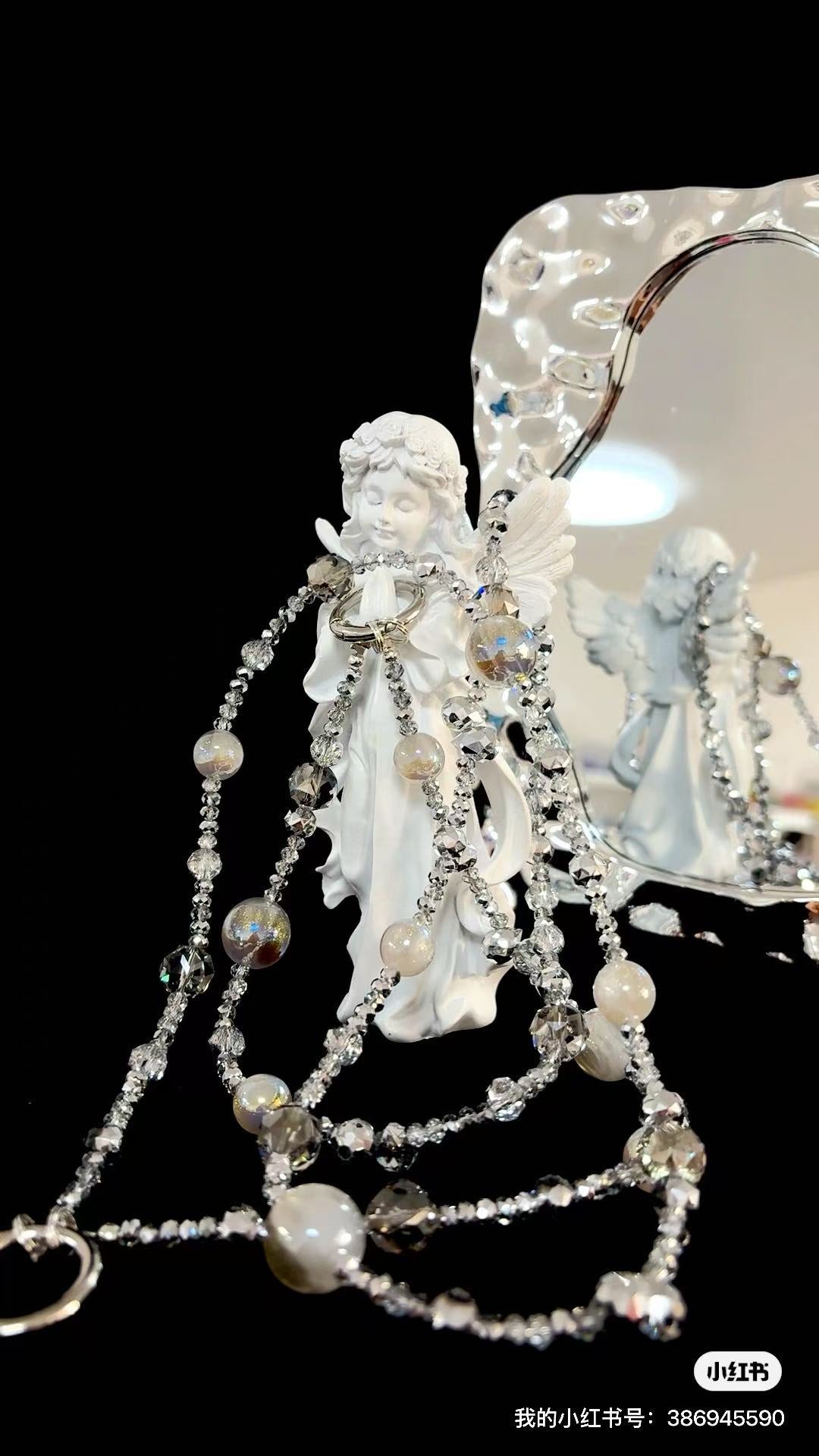 【B2-選べる】職人手作り ロングストラップ ブランドビーズ使用