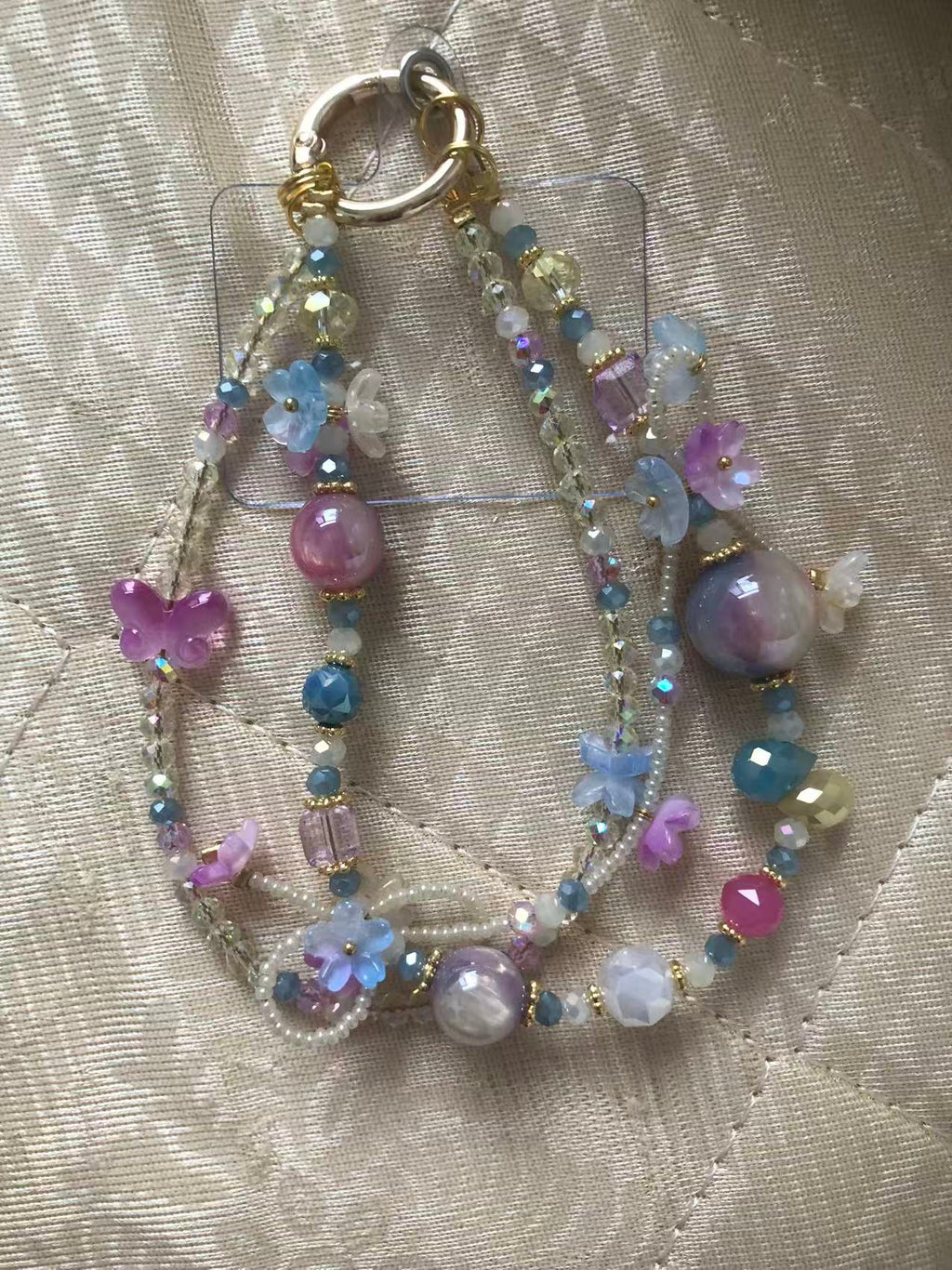 【A2-ペアペア】職人手作り 高級ストラップ スマホストラップ バッグストラップ 【ライブ開封】