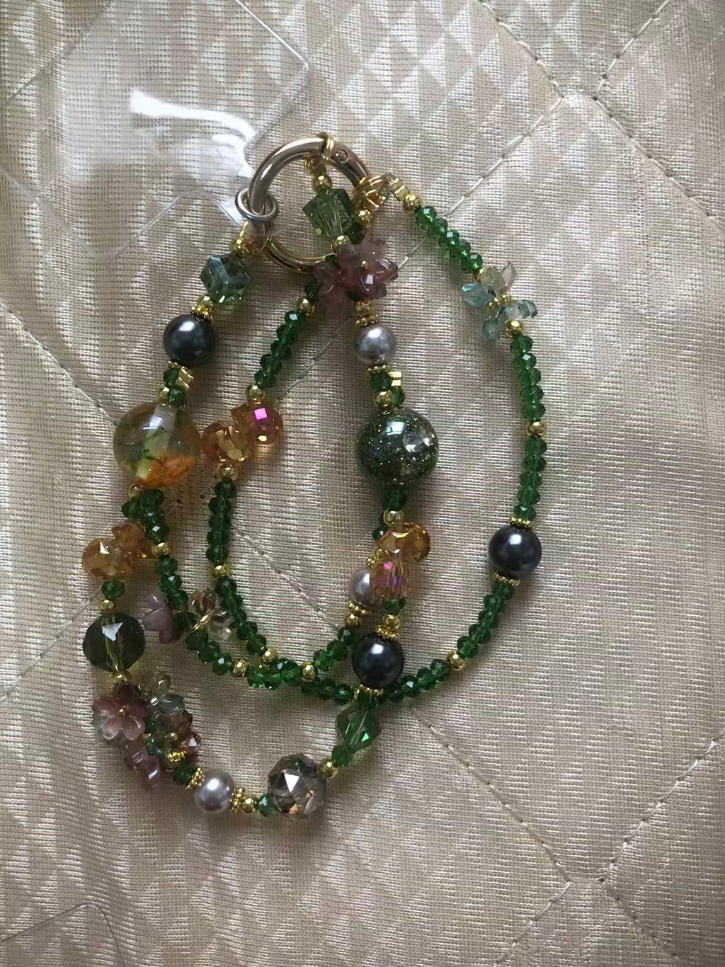 【A2-ペアペア】職人手作り 高級ストラップ スマホストラップ バッグストラップ 【ライブ開封】