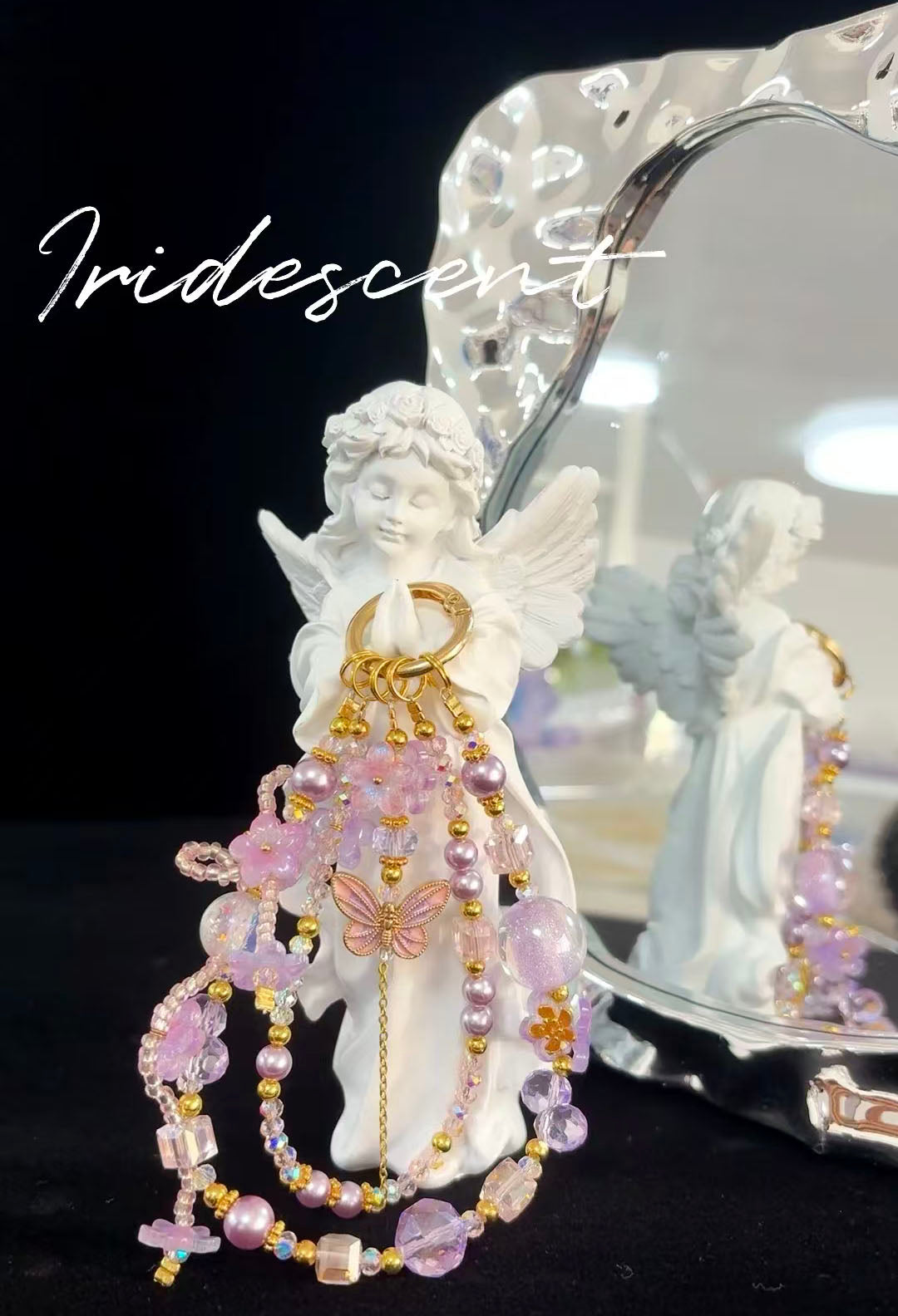 【A1-ペアペア】職人手作り 高級ストラップ ブランドビーズ使用 【ライブ開封】